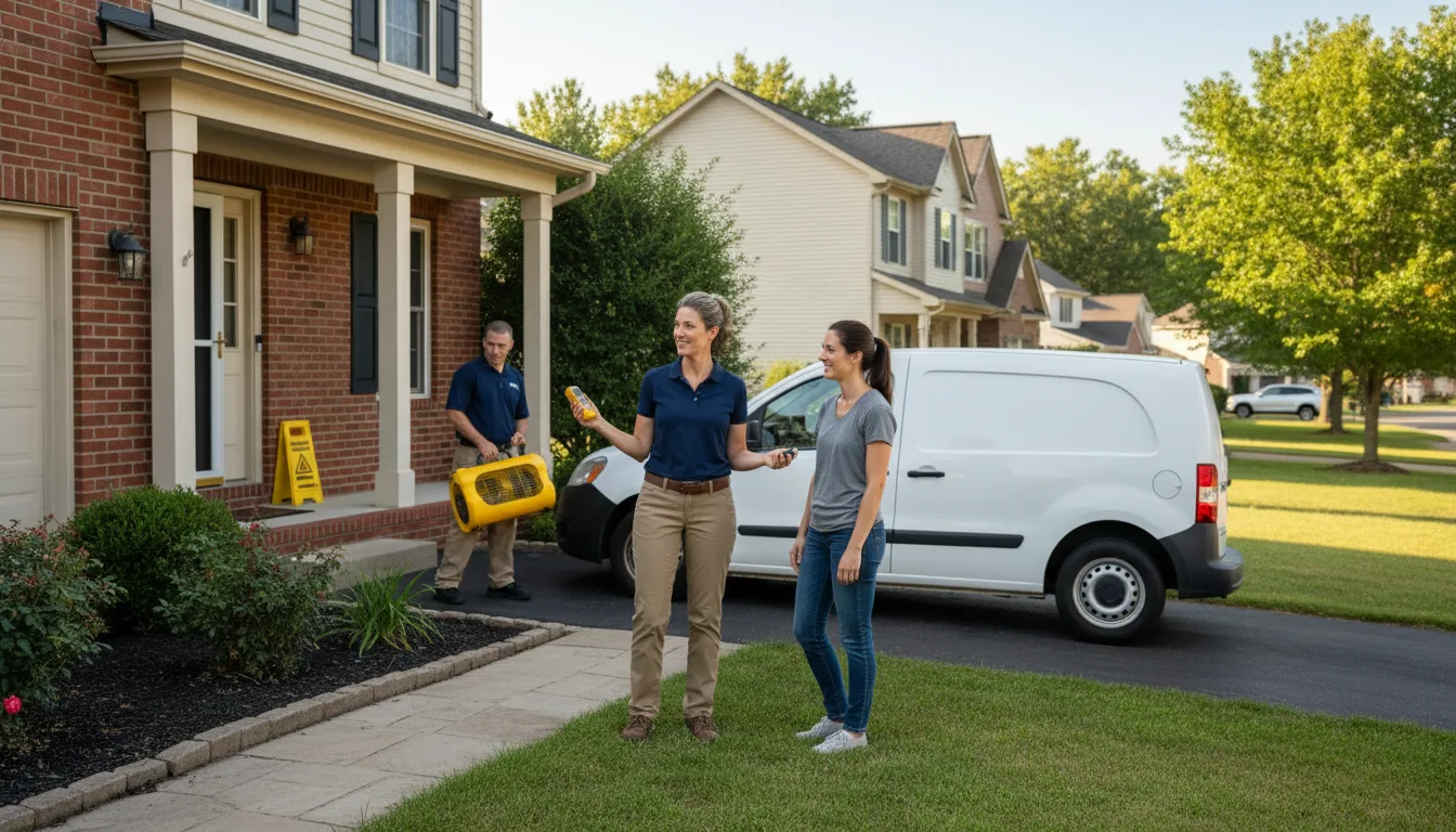 Water restoration image for Dehumidification And Cleanup Services in Menlo, IA